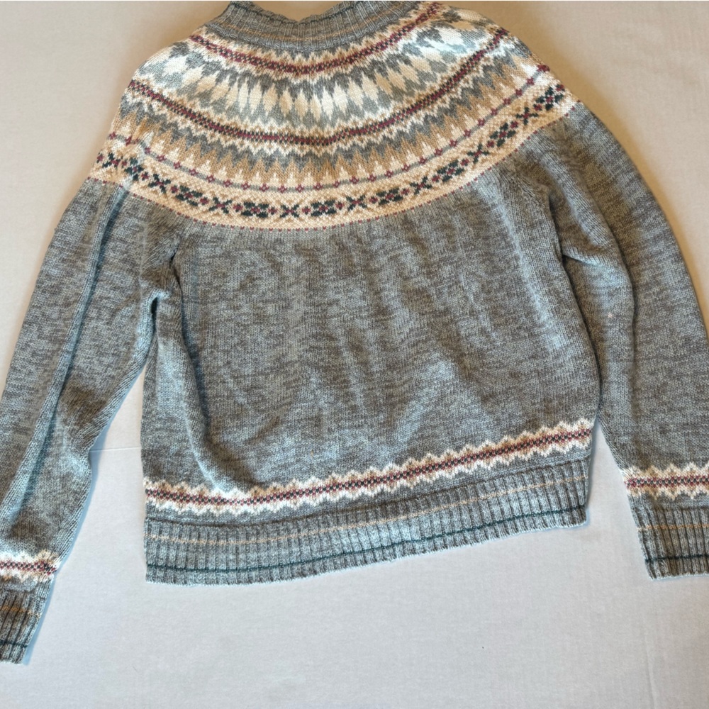 Tiara Multicolor Patterned Long Sleeve Full Zip S… - image 5